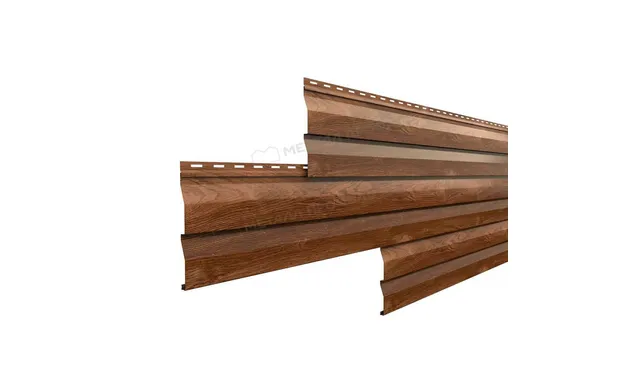 Металлический сайдинг Металл-Профиль ECOSTEEL Мореный Дуб