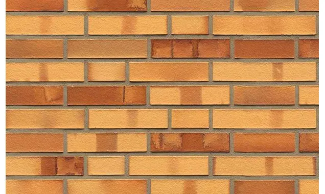 Кирпич клинкерный Muhr 01 S Niederlausitzer Gelb Spezial гладкий, 210х100х50 мм