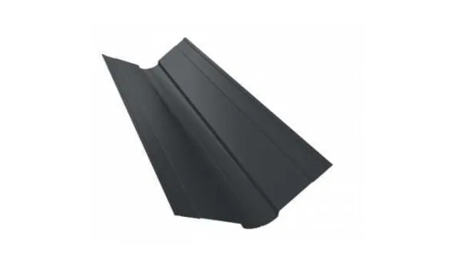 Планка ендовы верхней фигурной 150x150 0,5 Q Pro Matt RAL 7016 антрацитово-серый