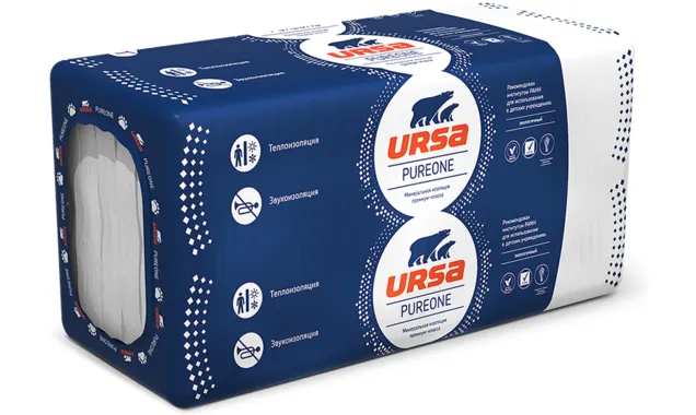 Утеплитель Ursa Pureone 34 PN 100х610х1250