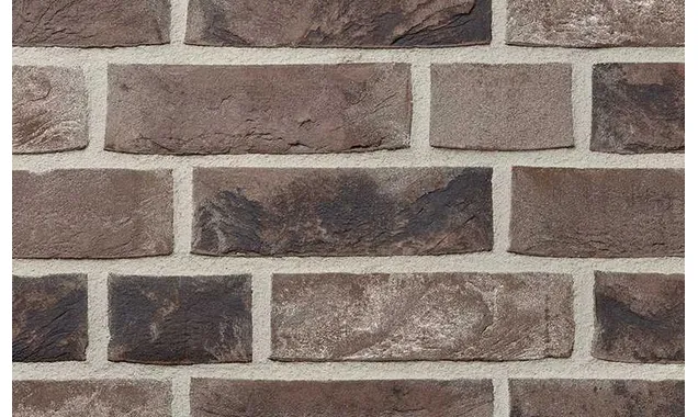 Облицовочный кирпич Terca Cinder Coal-White Grijs-Zwart-Wit, 215х45-50х65 мм
