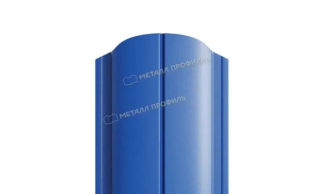 Штакетник Металл Профиль ELLIPSE-O 0,5 PURMAN® RAL5005 Синий насыщенный