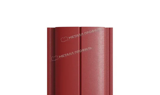 Штакетник Металл Профиль ELLIPSE-T 0,45 VikingMP® RAL3011 Коричнево-красный