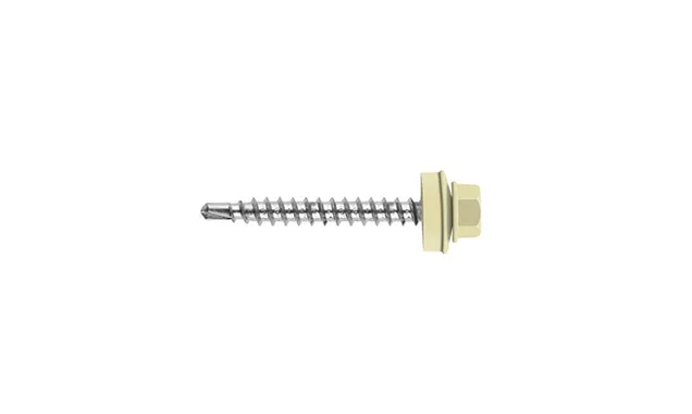 Саморез кровельный Daxmer 4,8х35 RAL 1013 (250) сверло №1