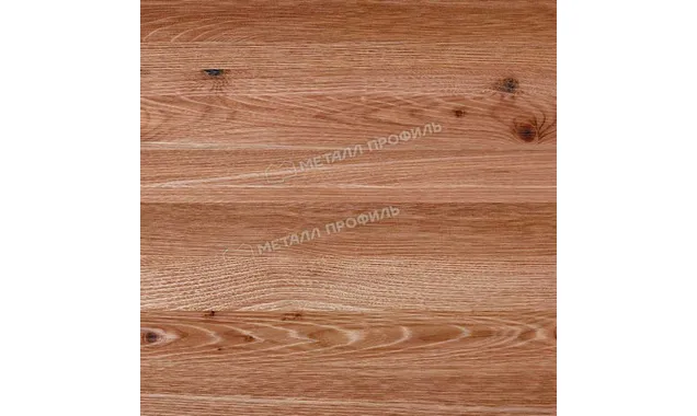 Планка карнизного свеса сложная 185х50х2000 (ECOSTEEL_T-01-Кедр-0.5)