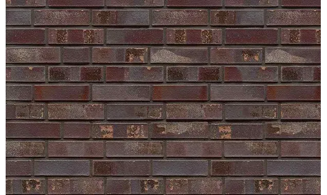 Кирпич клинкерный Westerwaelder Klinker Nr 10S Violettblau geflammt Spezial, 240х115х71 мм