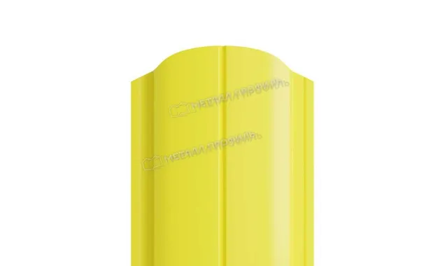 Штакетник Металл Профиль ELLIPSE-O 0,5 NormanMP RAL1018 Желтый цинк