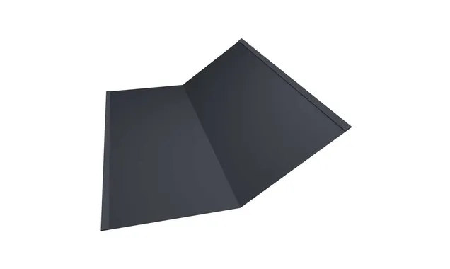 Планка ендовы нижней 300х300 0,5 Rooftop Matte RAL 7024 мокрый асфальт ШК