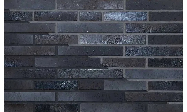 Клинкерная плитка ABC Atlantis kohlebrand Schieferstruktur, 365х52х10 мм