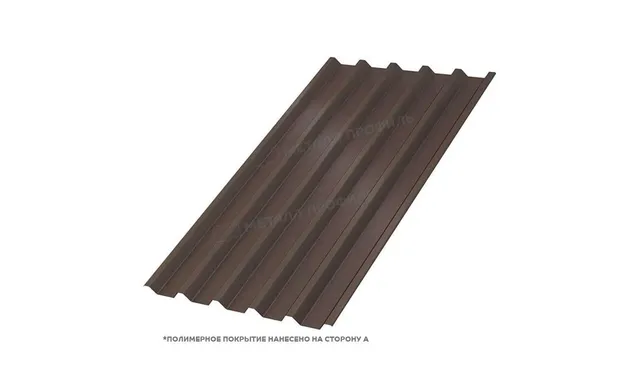 Профлист Металл Профиль C44 0.45 VikingMP® RAL 8017 Коричневый шоколад B
