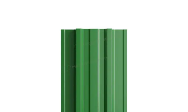 Штакетник Металл Профиль TRAPEZE-T 0,5 NormanMP RAL6002 Зеленый лист