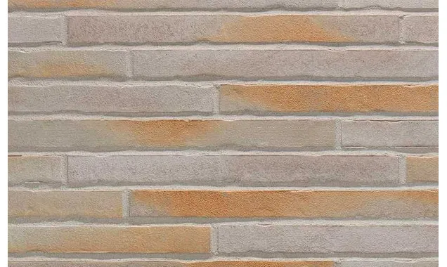 Клинкерная плитка Stroeher Riegel 50 450 gold-weiss шероховатая, 490х40х14 мм