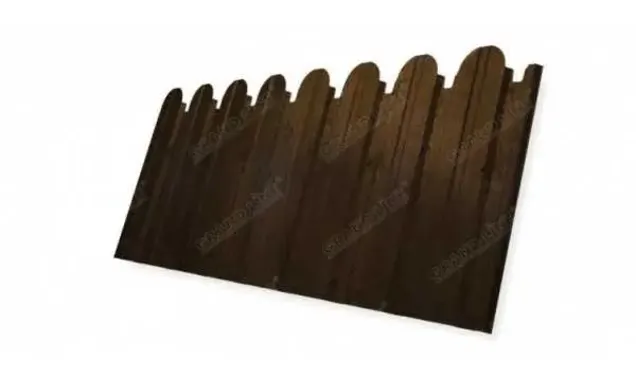 Профлист фигурный Grand Line C20В 0.45 Print-double Elite Antique wood