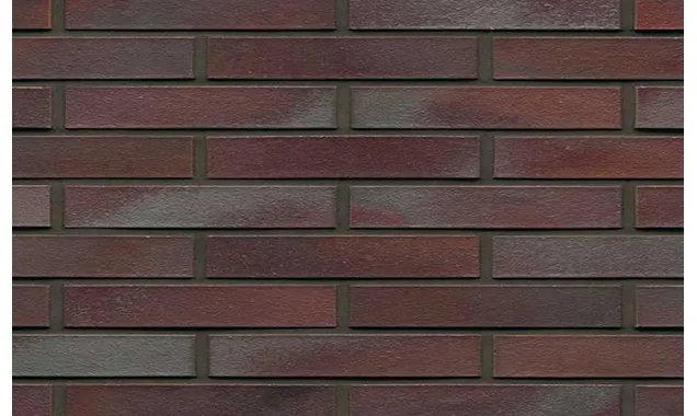 Кирпич клинкерный Muhr 10 Violettblau geflammt гладкий, 290х90х40 мм