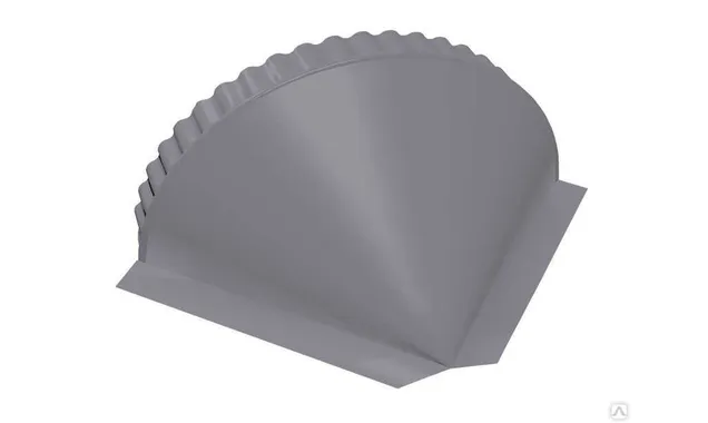 Заглушка конусная Drap RAL 7004 серый
