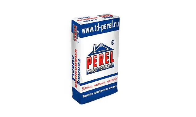Теплоизоляционная кладочная смесь PEREL TKS 2020, 25 кг