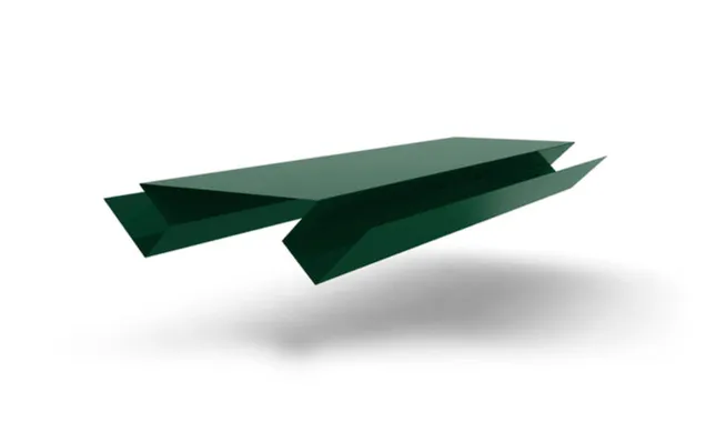 Планка угла внутреннего сложного БХ new 0,4 PE с пленкой RAL 6005 зеленый мох (2м)