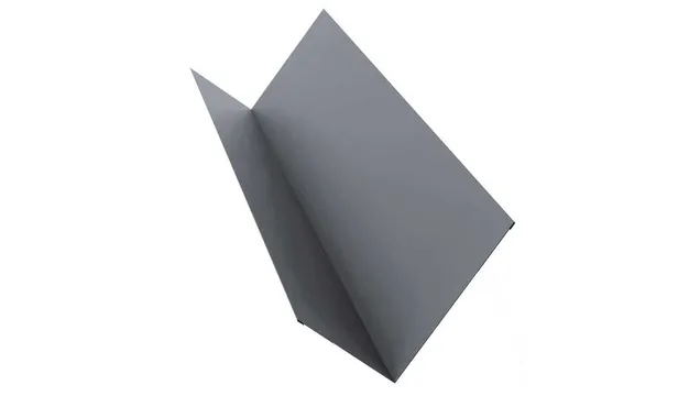 Планка примыкания 90х140 0,45 PE с пленкой RAL 9006 бело-алюминиевый