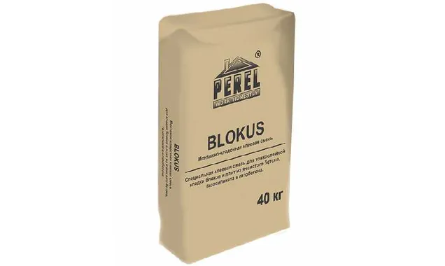 Клеевая смесь PEREL Blokus 0334 белая, 40 кг