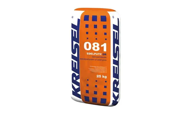 Декоративная минеральная штукатурка с фактурой короед 081 EDELPUTZ DR Kreisel, 3мм