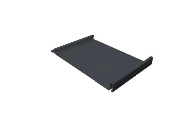 Фальцевая кровля Кликфальц Grand Line 0,5 GreenCoat Pural BT RR 23 Темно-Серый