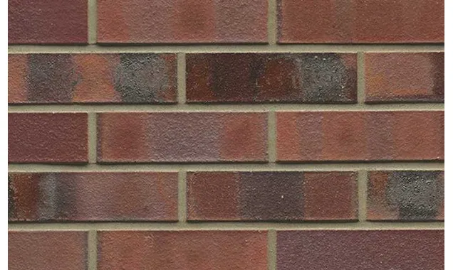 Кирпич клинкерный Muhr 04 KS Rotbraun-bunt Kohle Spezial гладкий, 240х55х71 мм