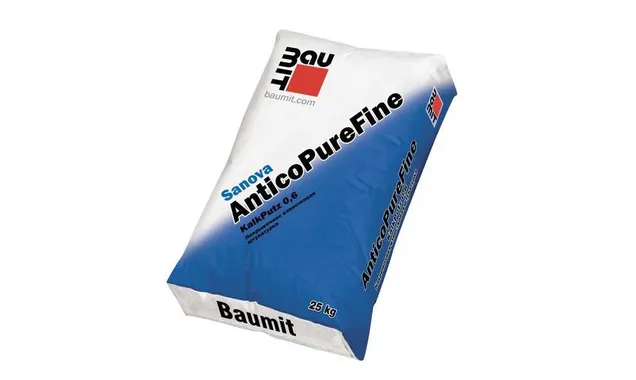 Известковая штукатурка Baumit Sanova AnticoPure Fine 25 кг