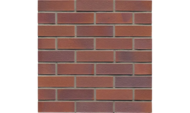 Кирпич клинкерный Muhr 04 Rotbraun-bunt 100% Fuß рифленый, 210х100х50 мм
