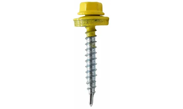Саморез кровельный Daxmer 4,8х35 RAL 1033 (250) сверло №1