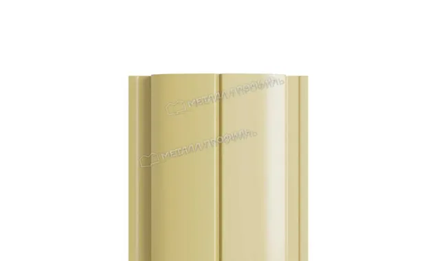 Штакетник Металл Профиль ELLIPSE-T 0,45 Полиэстер RAL1014 Слоновая кость
