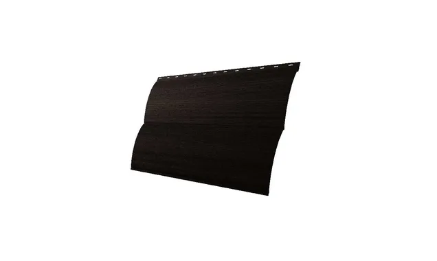 Металлический сайдинг Grand Line Блок-хаус 0.45 мм Print Elite Coffee Wood
