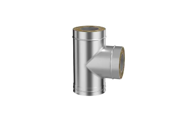Тройник сэндвича-И Металл и Ко 90х200х115 AISI 430 0,5+AISI 430 0,5 (конденсат)