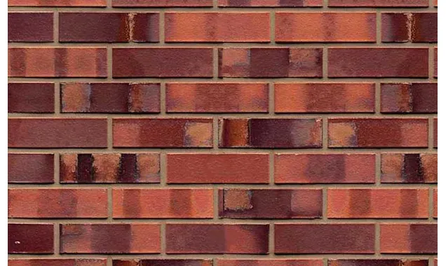 Кирпич клинкерный Muhr 04S Rotbraun-bunt Spezial гладкий, 210х100х50 мм