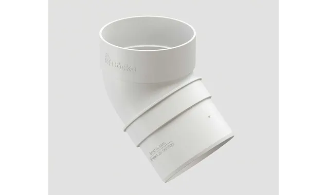 Колено 45˚ STANDARD, белый