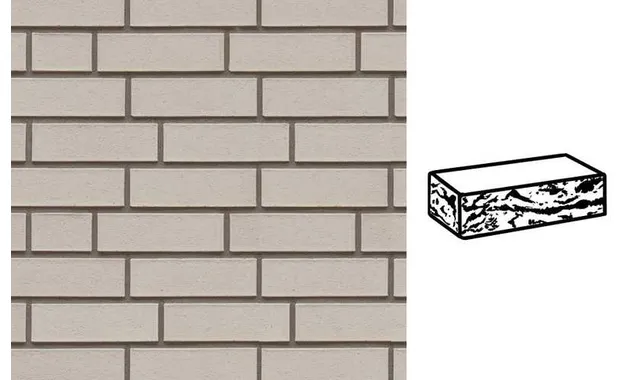 Кирпич клинкерный Muhr 36 Silbergrau Nuanciert готик, 240х55х71 мм