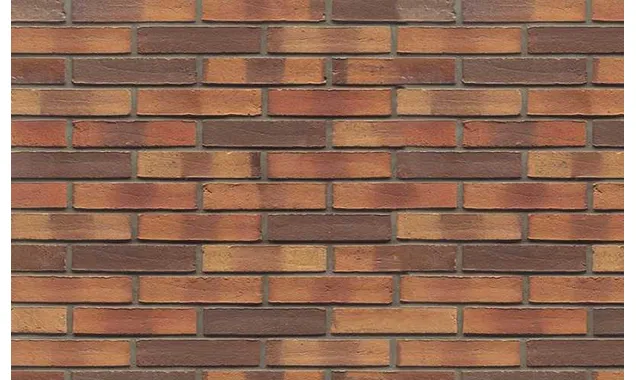 Кирпич клинкерный Muhr 08 S Lachsrot Spezial Wasserstrich, 240х52х52 мм