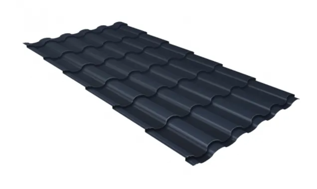 Финишный профиль фибросайдинга Decover Satin Matt RAL 7024 Мокрый асфальт 0.5