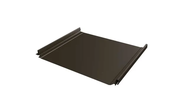 Фальцевая кровля Кликфальц Pro Grand Line 0,5 Satin Matt RR 32 Темно-Коричневый