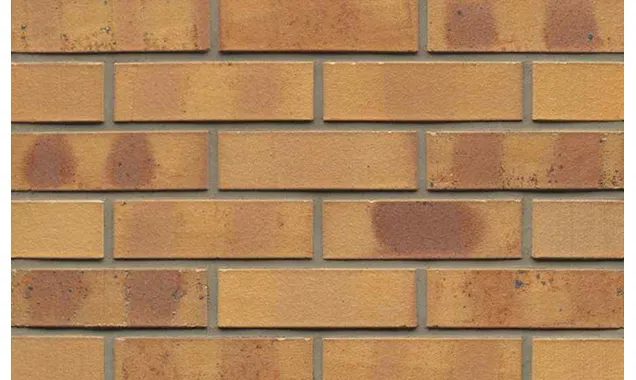 Кирпич клинкерный Westerwaelder Klinker Nr 06K Hellbraun-bunt Kohle, 240х115х71 мм