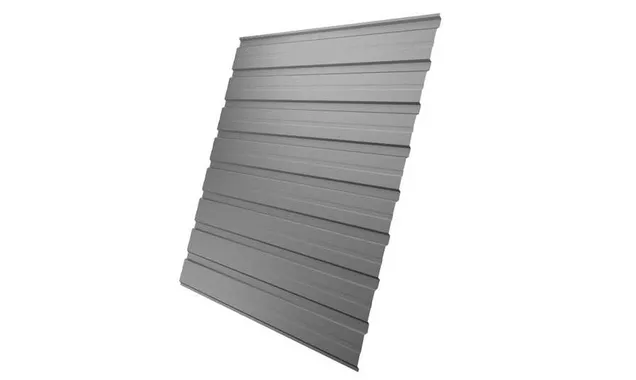 Профлист Grand Line C10В 0.5 Satin RAL 9006 Бело-алюминиевый