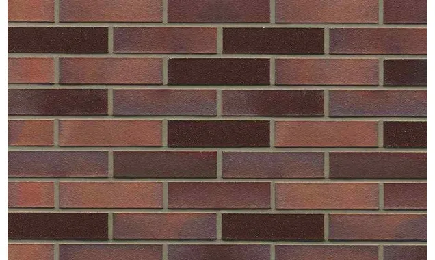 Кирпич клинкерный Westerwaelder Klinker Nr 04EG Rotbraun-bunt Edelglanz, 290х60х71 мм