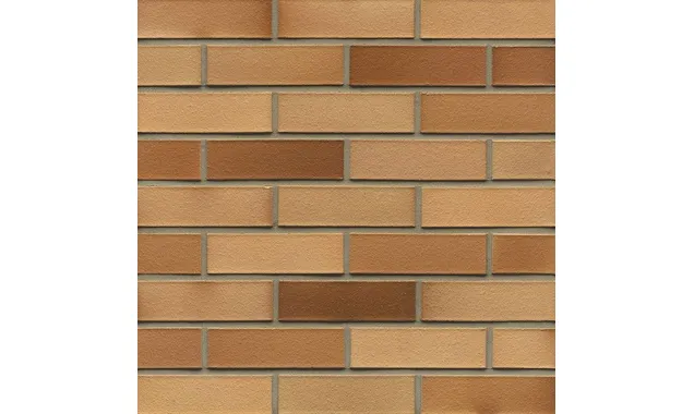 Кирпич клинкерный Muhr 06 EG Hellbraun-bunt Edelglanz Schiefer фактурный, 240х115х71 мм