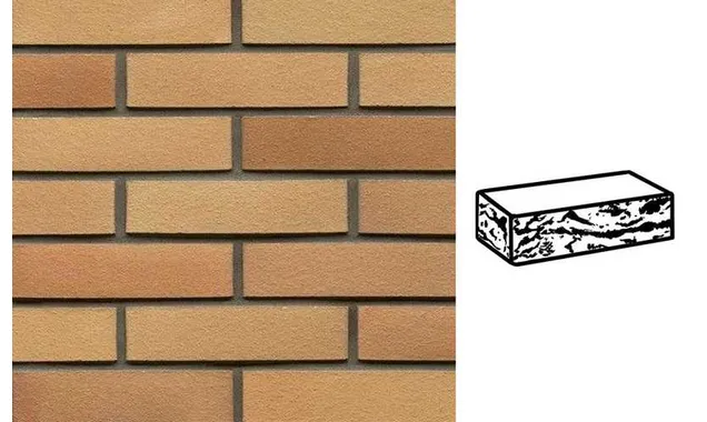 Кирпич клинкерный Muhr 06 Hellbraun-bunt готик, 240х55х71 мм