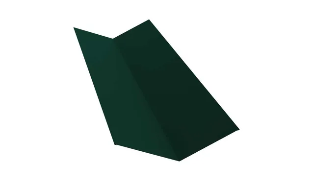 Планка ендовы верхней 145х145 0,5 Satin Мatt RAL 6005 зеленый мох
