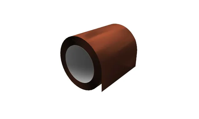 Отмотка 0,45 Drap с пленкой RAL 8004 терракота