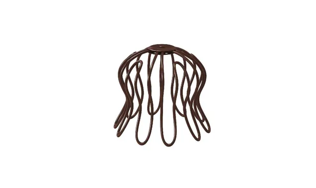 Защитная сетка для воронки желоба (Паук) Коричневый (RAL8017)