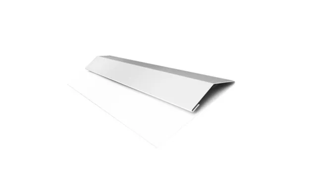 Планка финишная БХ new 0,5 Satin с пленкой RAL 9003 сигнальный белый (2,5м)