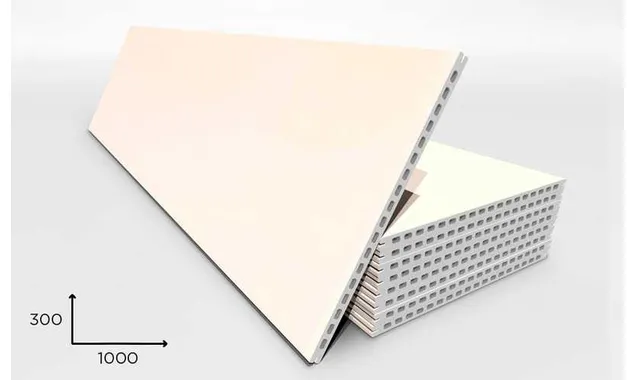 Керамогранитная плита FAVEKER GA20 для НФС, Beige, 1000*300*20 мм