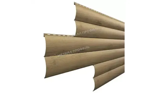 Металлический сайдинг Woodstock Металл-Профиль ECOSTEEL Сосна 28х330 | матовый