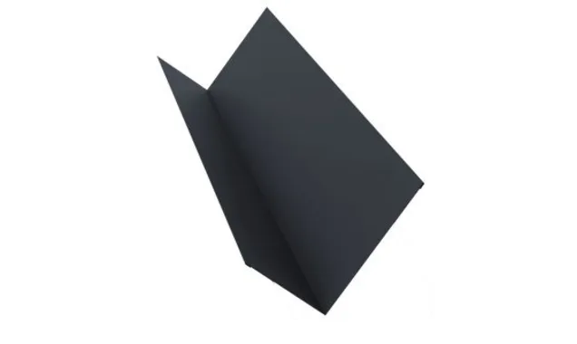 Планка примыкания 90х140 0,5 Rooftop Matte RAL 7016 антрацитово-серый